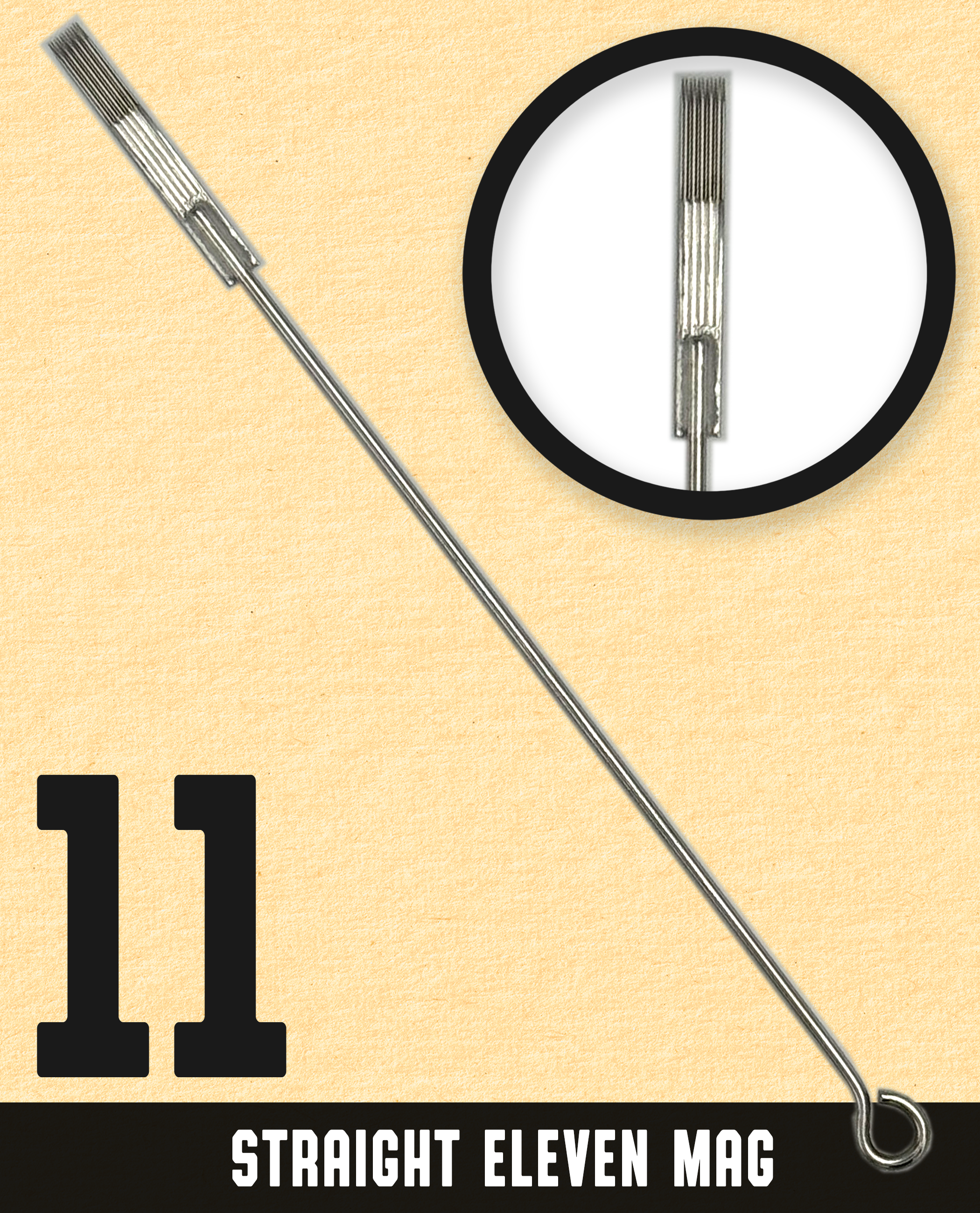 Mags rectos cono corto