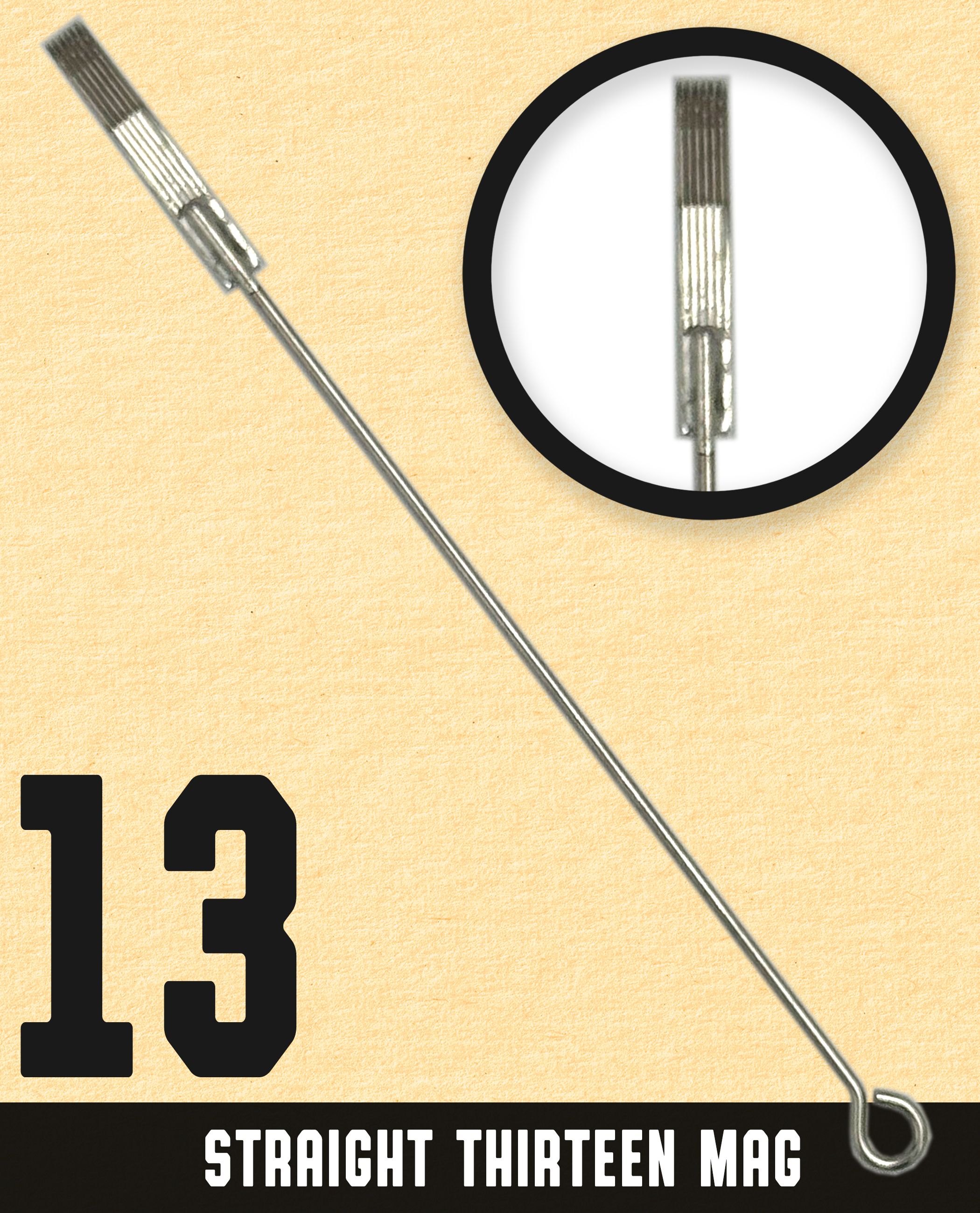 Mags rectos cono corto