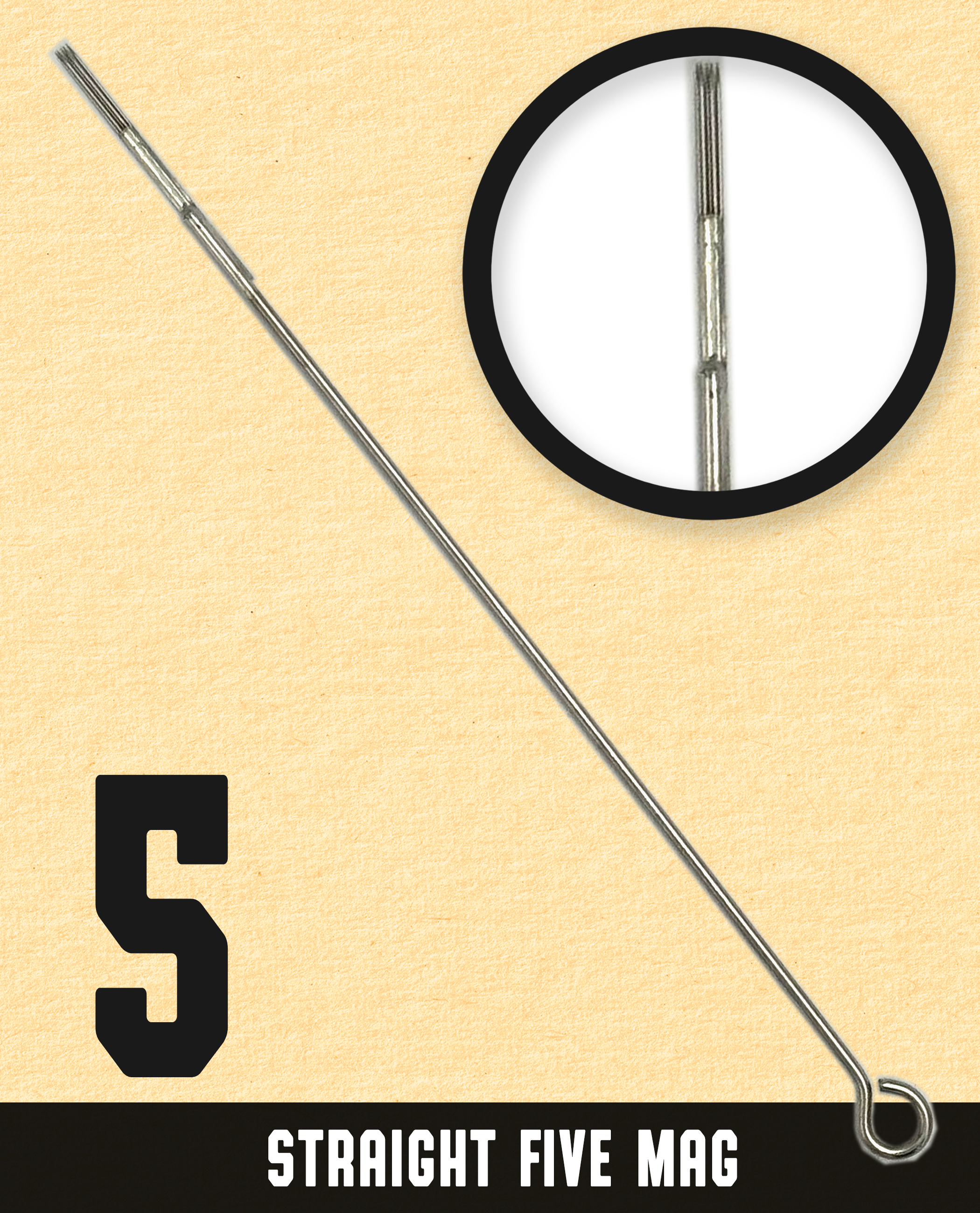 Mags rectos cono corto